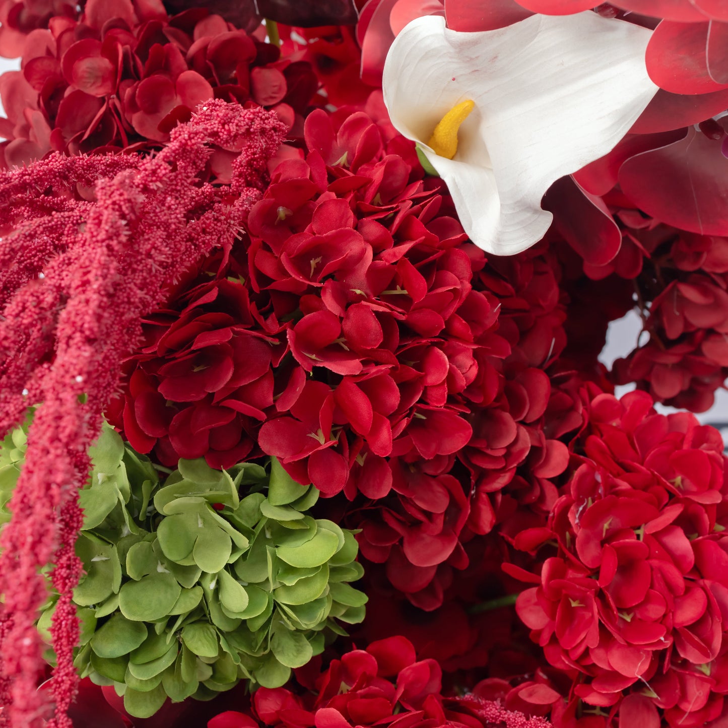 Burgundy Hydrangea Ceremony Floral Arch