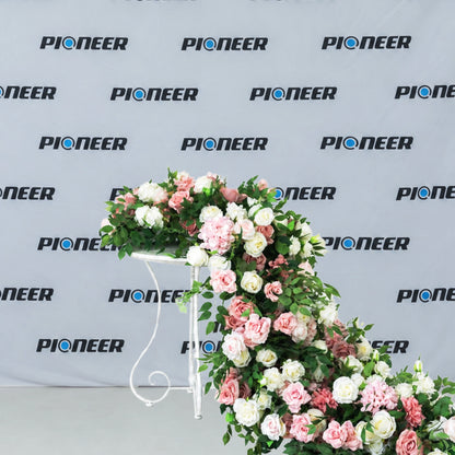 Blush Rose & Hydrangea Floral Runner