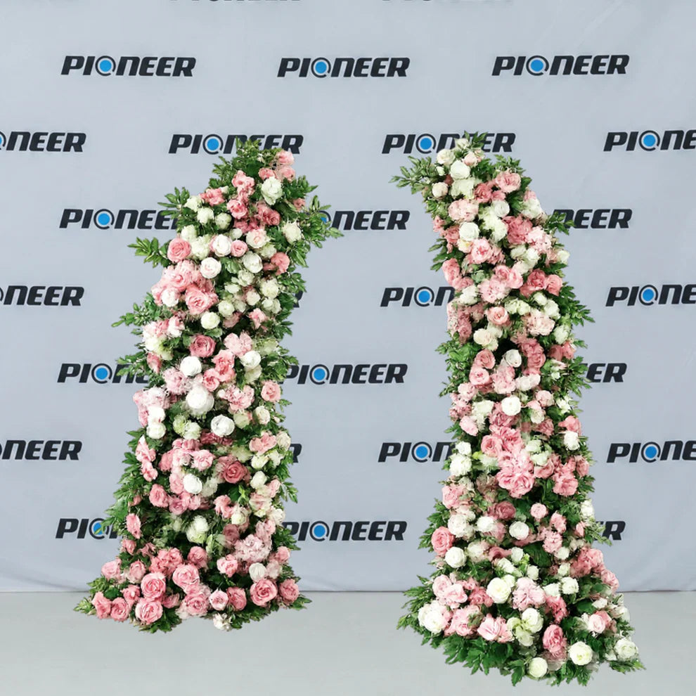 Blush Rose Ceremony Floral Arch