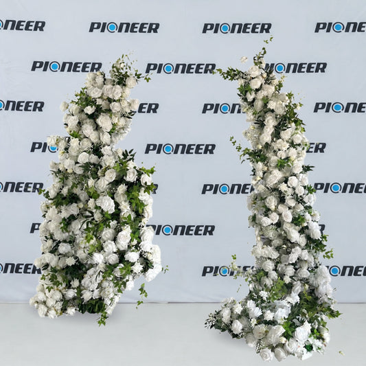 White Rose Ceremony Floral Arch