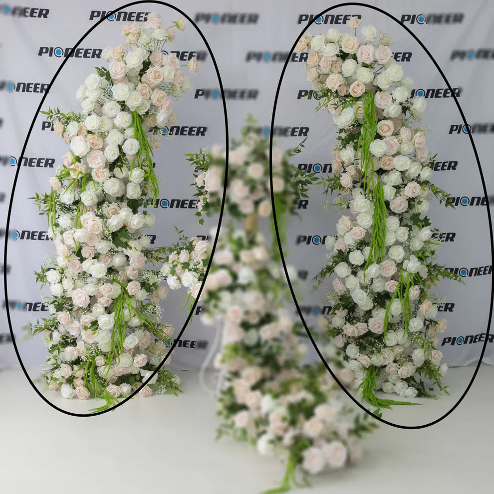 Blush & Ivory Ceremony Floral Arch