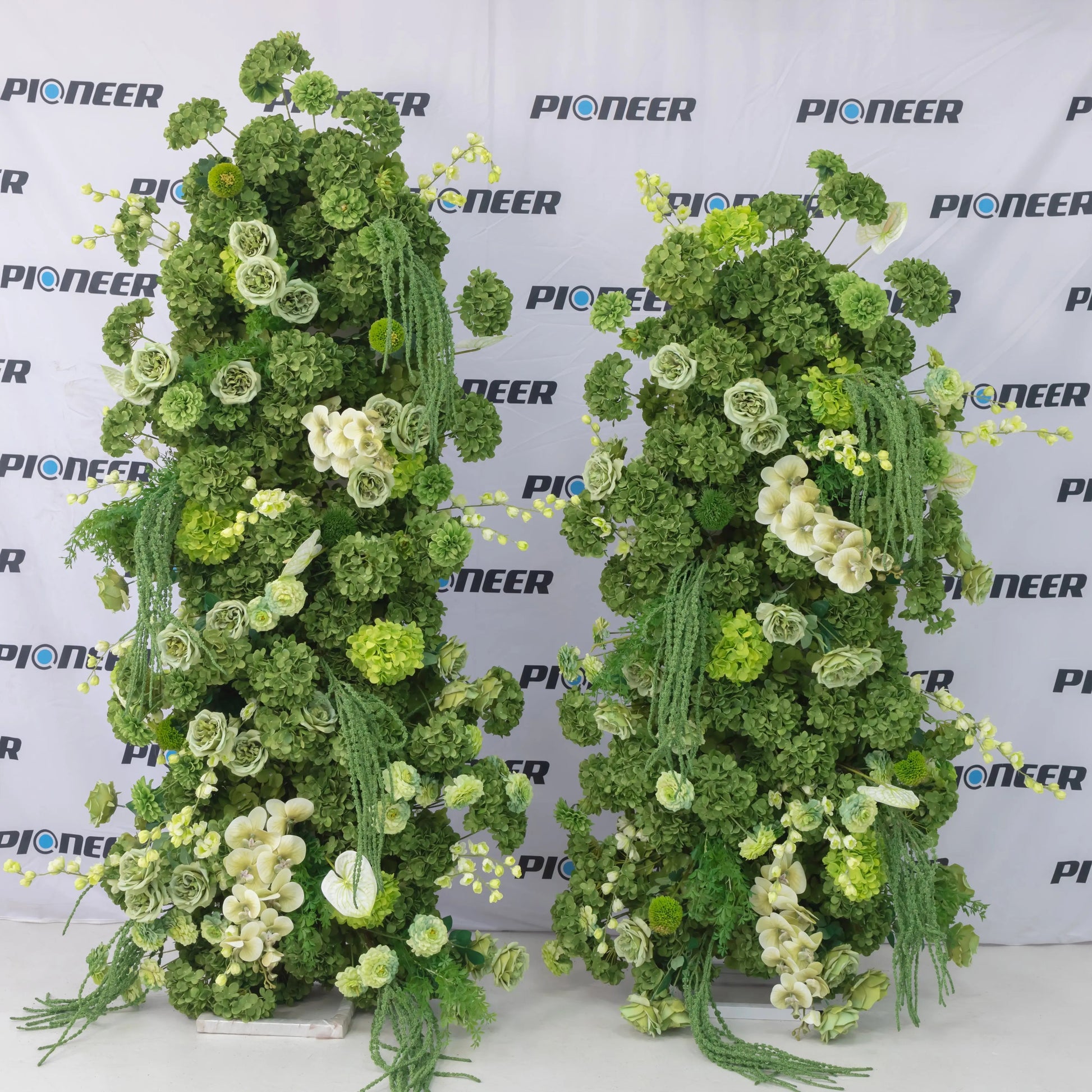 Timeless Green Floral Ceremony Arch Roses HQ