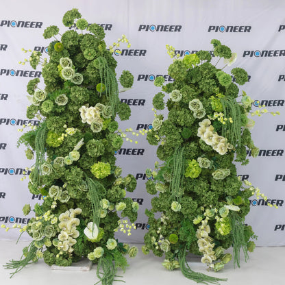 Timeless Green Floral Ceremony Arch Roses HQ
