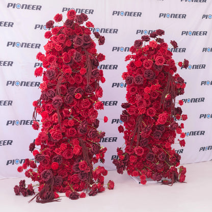 Crimson Garden Floral Arch Roses HQ