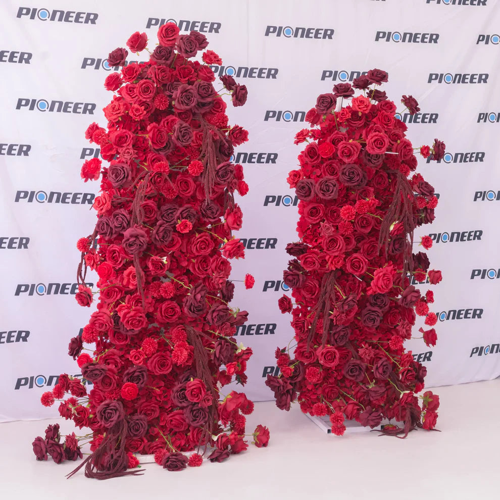 Crimson Garden Floral Arch