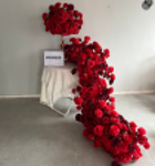 Premium Crimson Rose Floral Arrangements