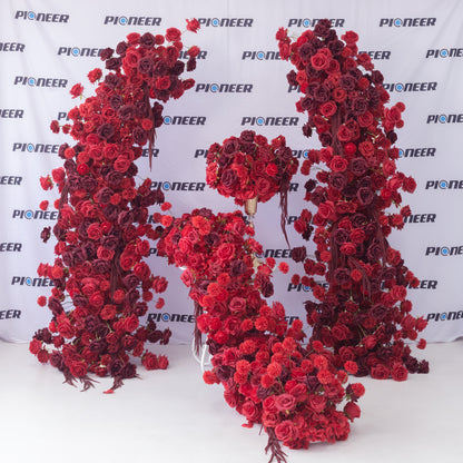 Crimson Garden Floral Arch