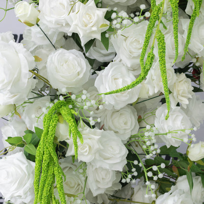 White Rose & Bloom Ceremony Floral Arch