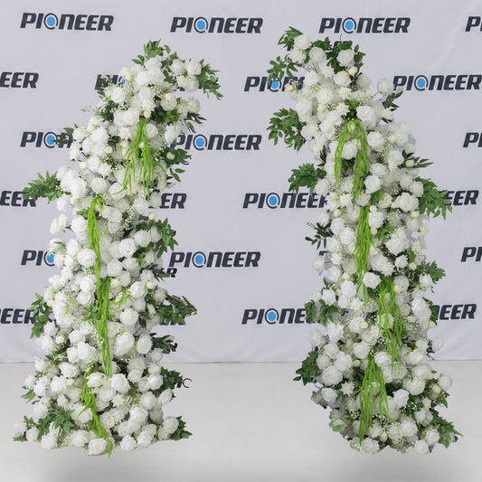 White Rose & Bloom Ceremony Floral Arch