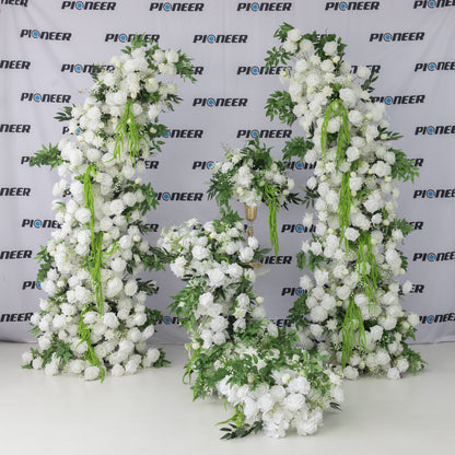 White Rose & Bloom Ceremony Floral Arch
