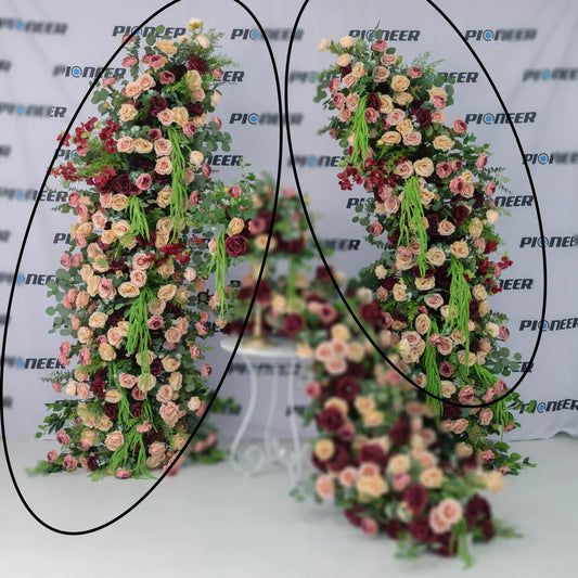 Heritage Rose & Pink Bloom Floral Arch
