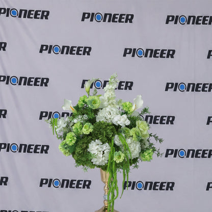 Green Hydrangea & White Calla Lily Display Centerpiece