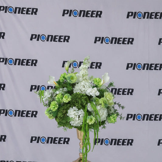 Green Hydrangea & White Calla Lily Display Centerpiece