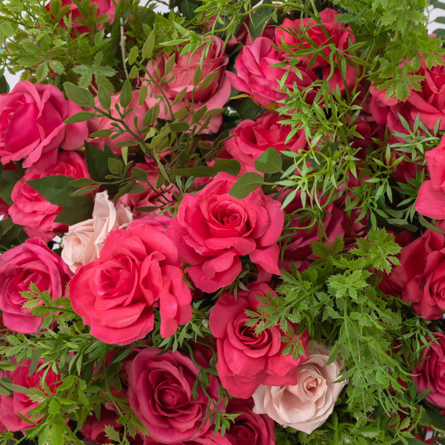 Cascading Fuchsia Rose Hanging Backdrop