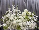 Walkway Runners Hydrangeas - White