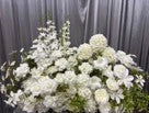 Walkway Runners Roses - White