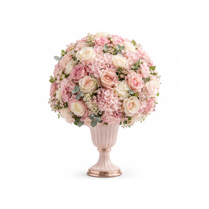 Flower Ball Blush Pink And Cream