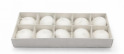White Floating Candles - Pack of 4 (7.5cm Diameter)