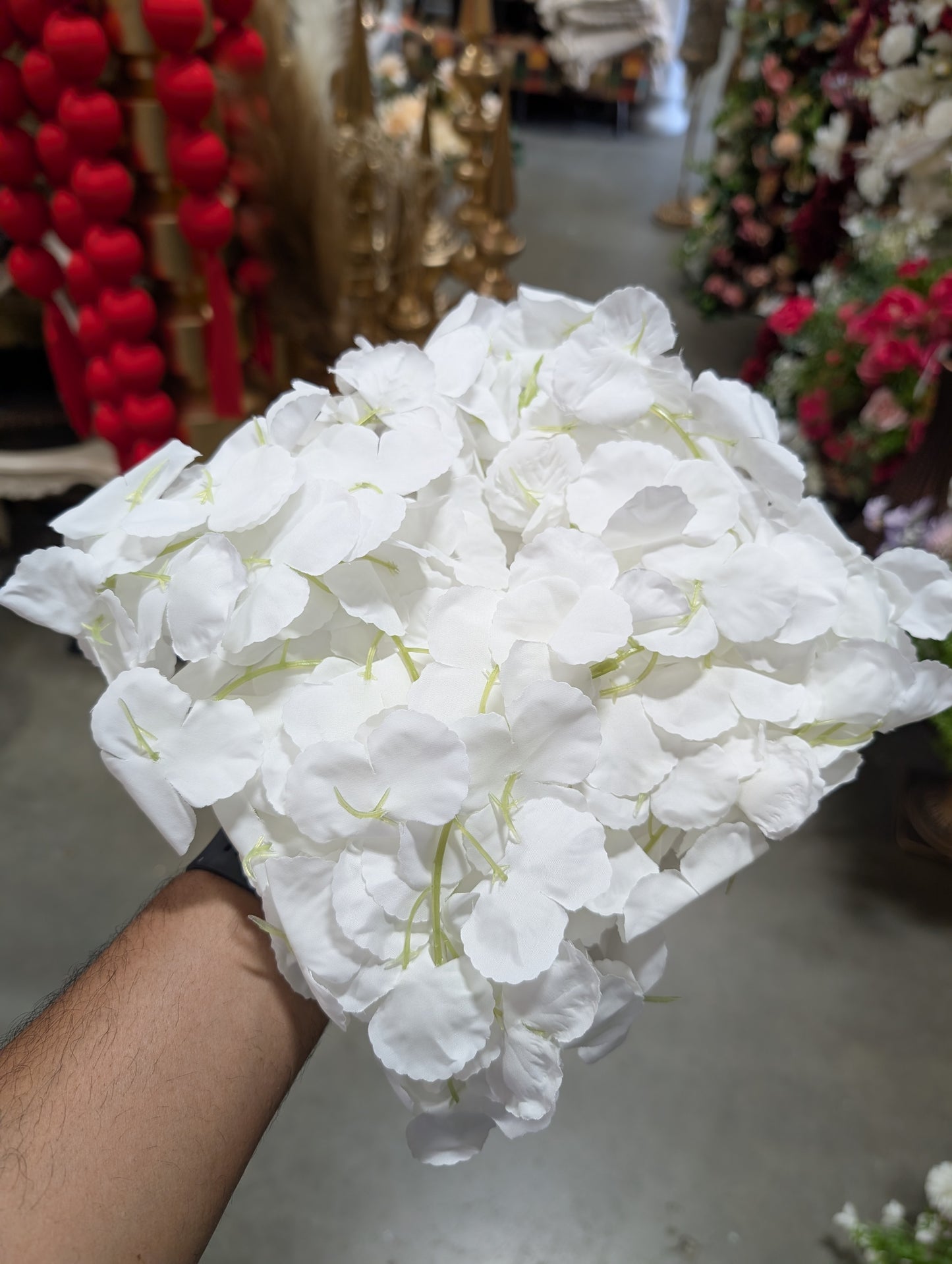Flower Vine Floral Arrangements - White