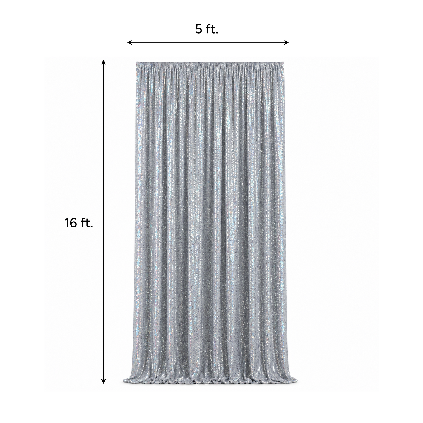 Sequin Backdrop 5Ft X 16Ft