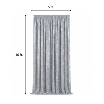 Sequin Backdrop 5Ft X 16Ft