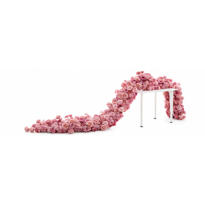 Flower Runner Pink And Peach 220Cmx40Cm