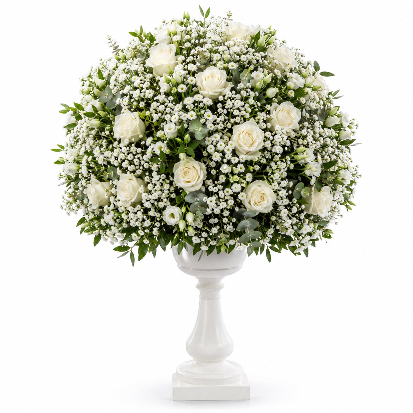 Centerpiece Arrangement Green/White/Yellow