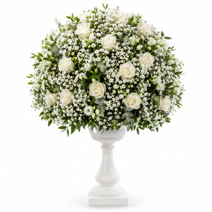 Centerpiece Arrangement Green/White/Yellow